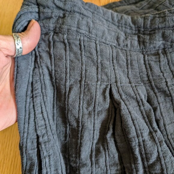 Black maxi free people wrap skirt small - Picture 2 of 4